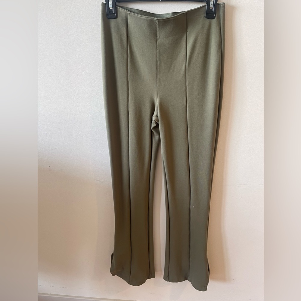 Abercrombie & Fitch Olive Green Flare split  Pants